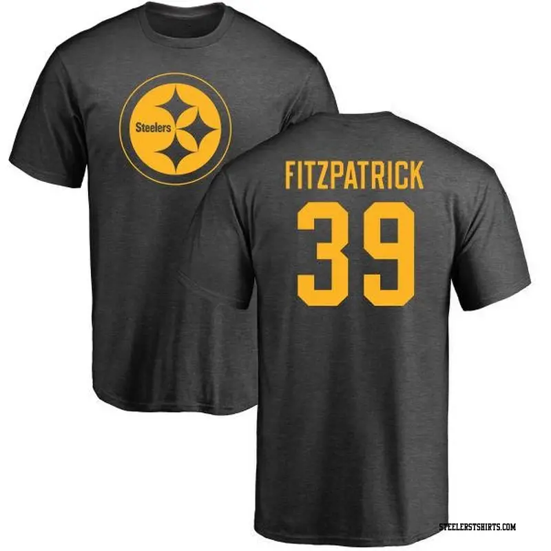 Men's Pittsburgh Steelers ＃39 Minkah Fitzpatrick Ash One Color T-Shirt