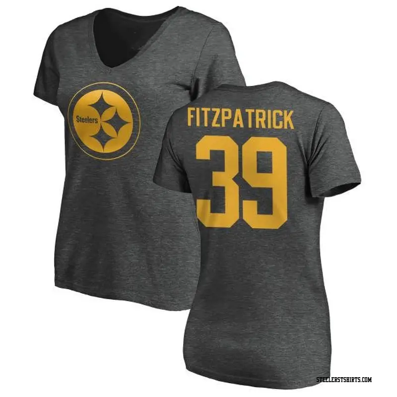 Women's Pittsburgh Steelers ＃39 Minkah Fitzpatrick Ash One Color T-Shirt